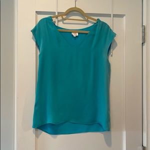 Parker teal top